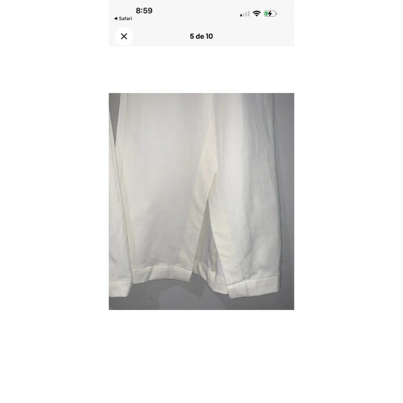 Free People Women’s Real Deal Slit Pant In Off White Size XL NWT - Picture 14 of 16